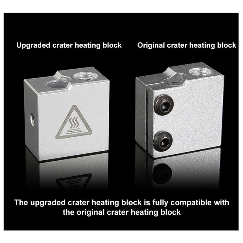 Blue Aluminium 4pcs Volcano V2 Heated Block For E3D V6 Hotend Extruder 3D Printer Parts - Image 4